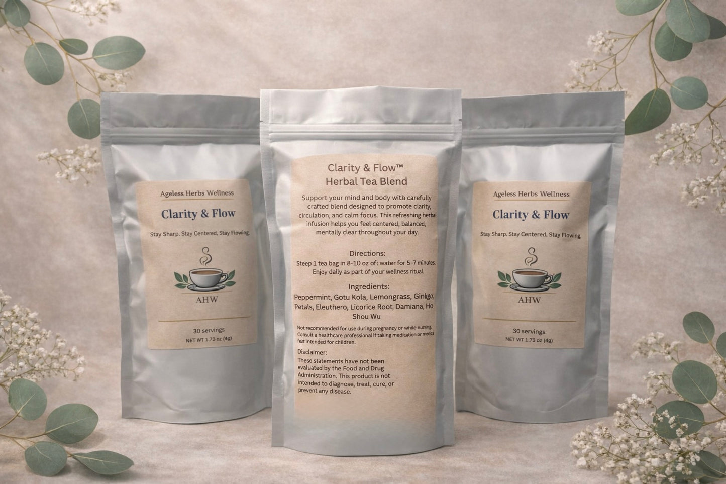 Clarity & Flow Herbal Tea