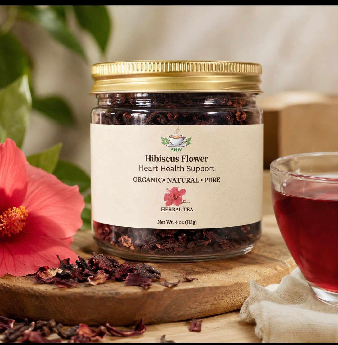 Hibiscus Flower Tea Bags
