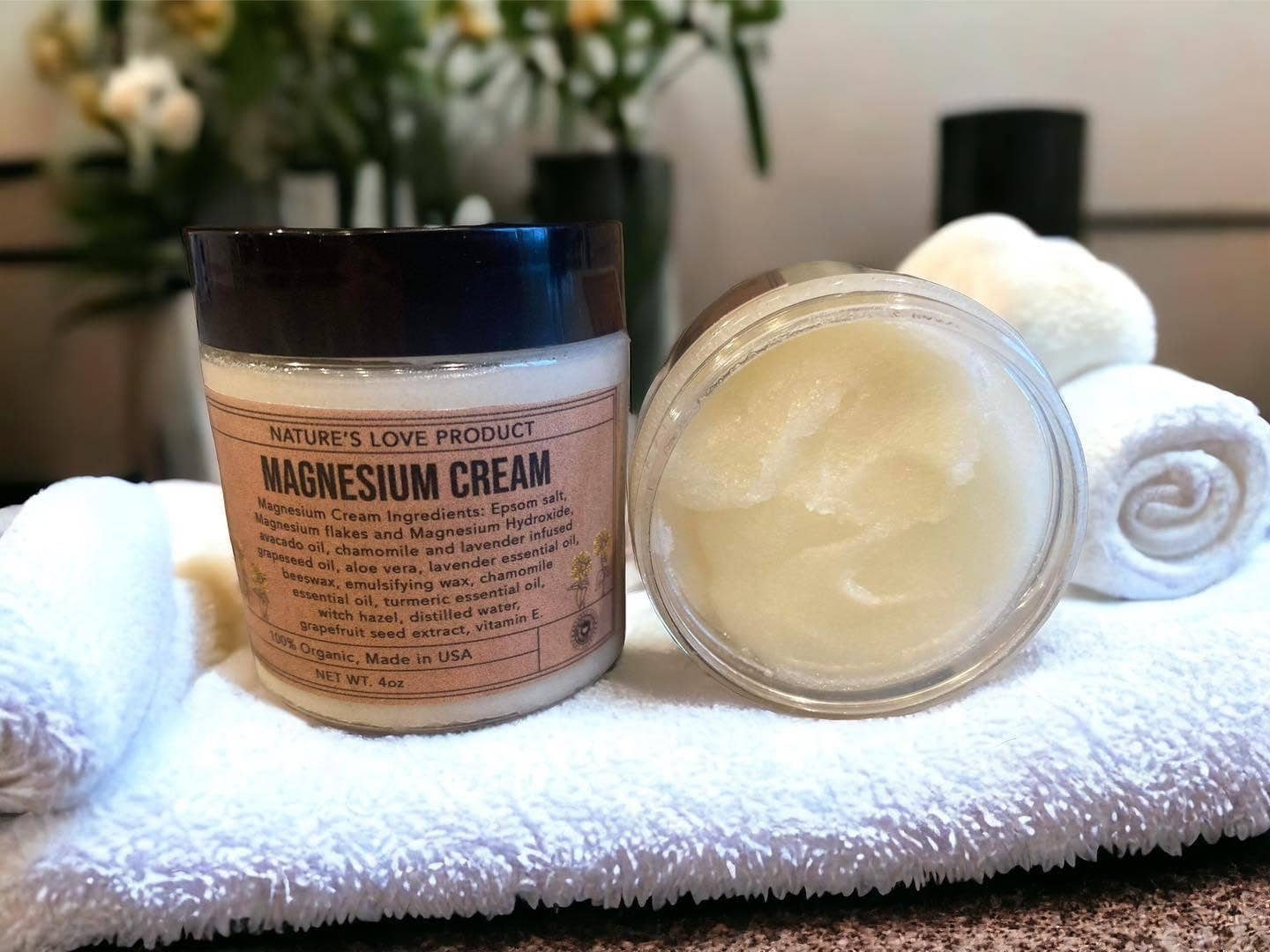 4 oz Magnesium Cream