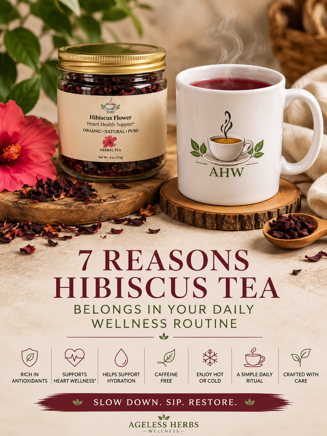 7 Reasons Hibiscus Tea Belongs in Your Daily Wellness Routine