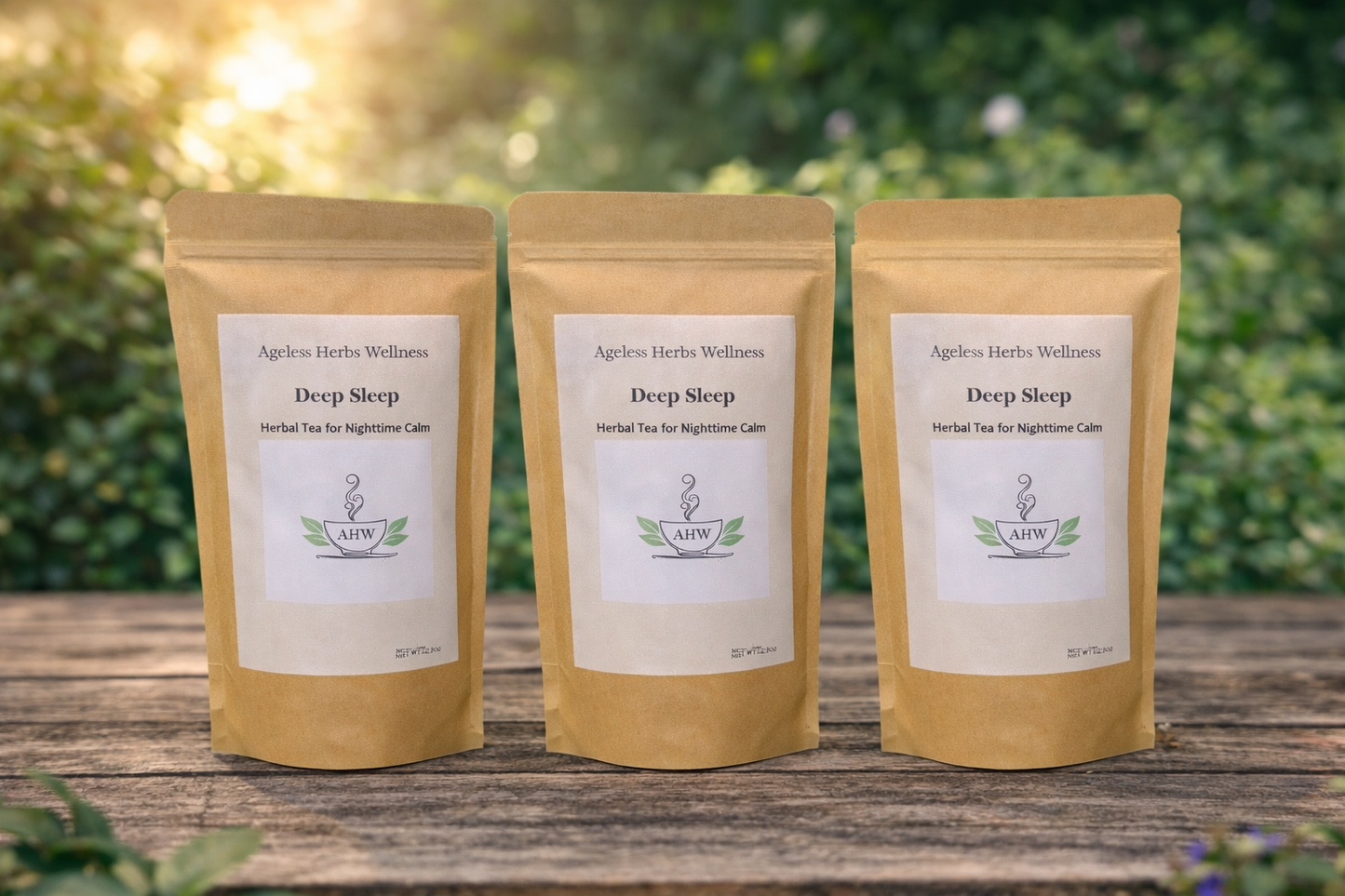 Deep Sleep Tea - Natural Sleep Support Blend | Ageless Herbs Wellness