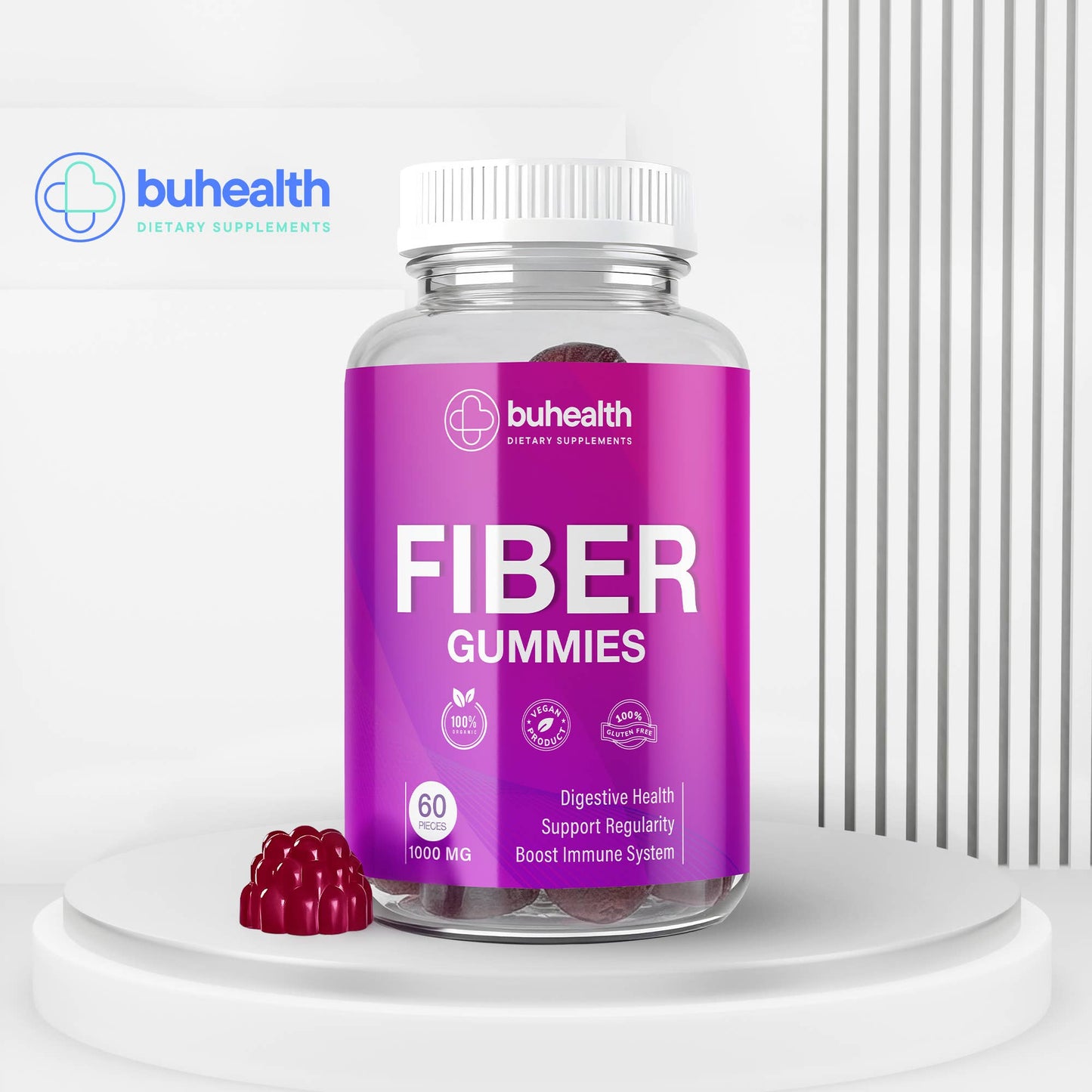 Fiber Gummies – Digestive & Regularity Support