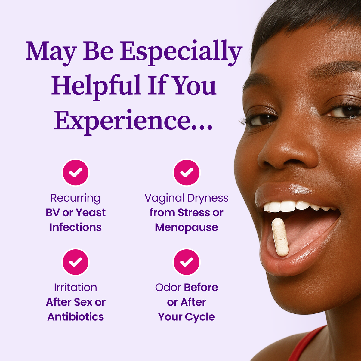 BGV Her Balance Vaginal Probiotics | Feminine pH Support