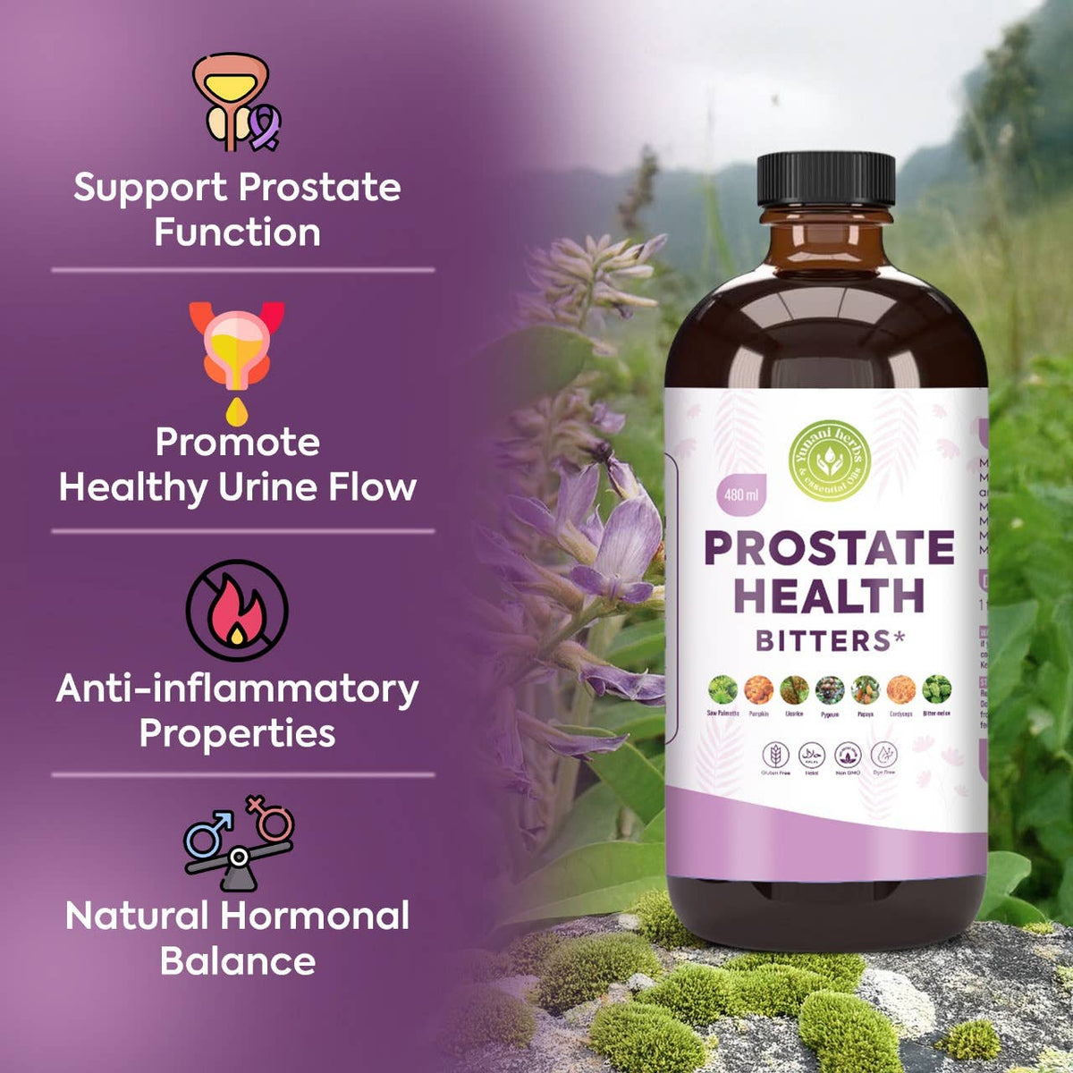 Prostate Health Bitters – Herbal Wellness Tonic