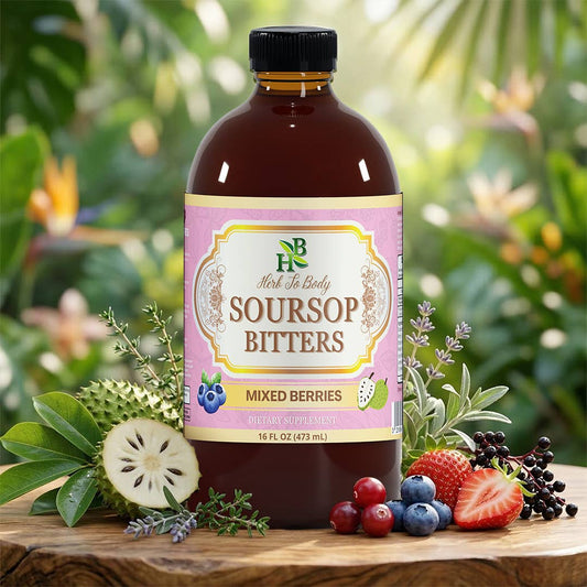 Soursop Bitters Mixed Berries Herbal Tonic – 16 oz