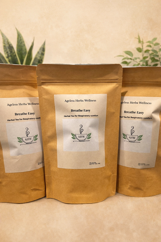 Breathe Easy Herbal Tea - Respiratory & Lung Support | Ageless Herbs Wellness
