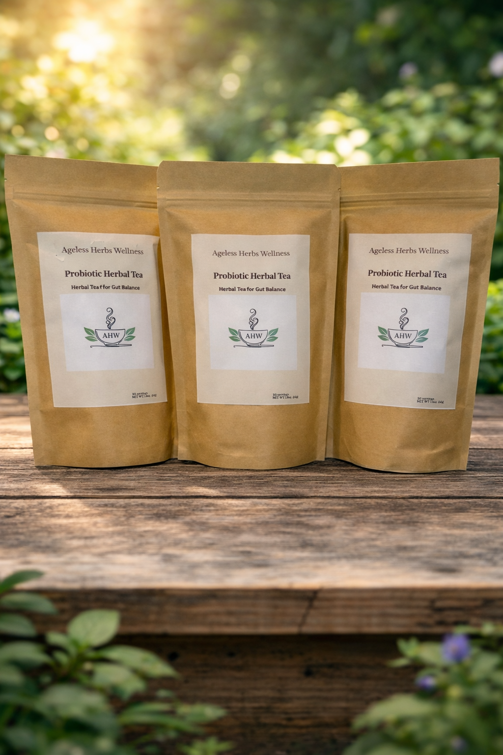 Probiotic Herbal Tea - Gut Health Support Blend Ageless Wellness