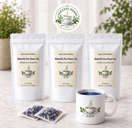 Butterfly Pea Flower Tea | Naturally Blue & Caffeine-Free