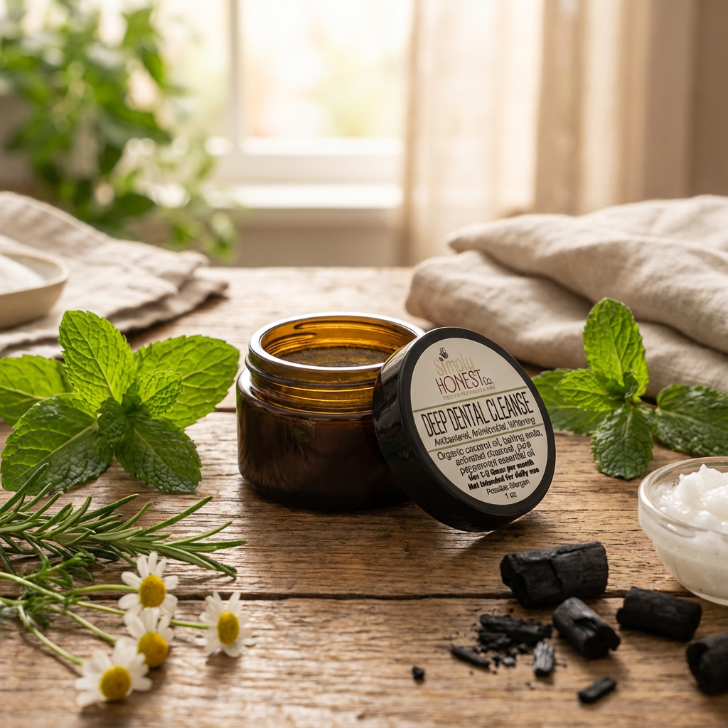 Deep Cleaning Toothpaste Oral Care 1 oz Jar: Clove