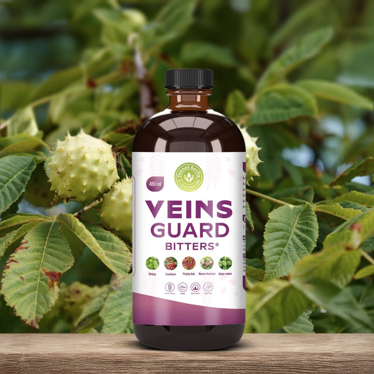 Vein Guards Bitters – Herbal Wellness Tonic 480 mL