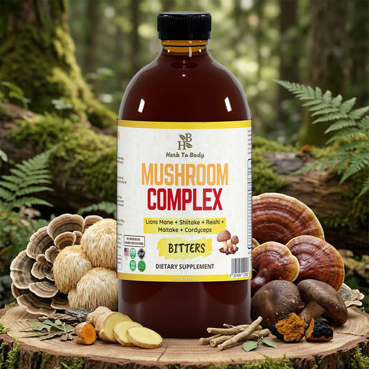 15+ Mushroom and Herbal Wellness Tonic by Ageless Herbs Wellness