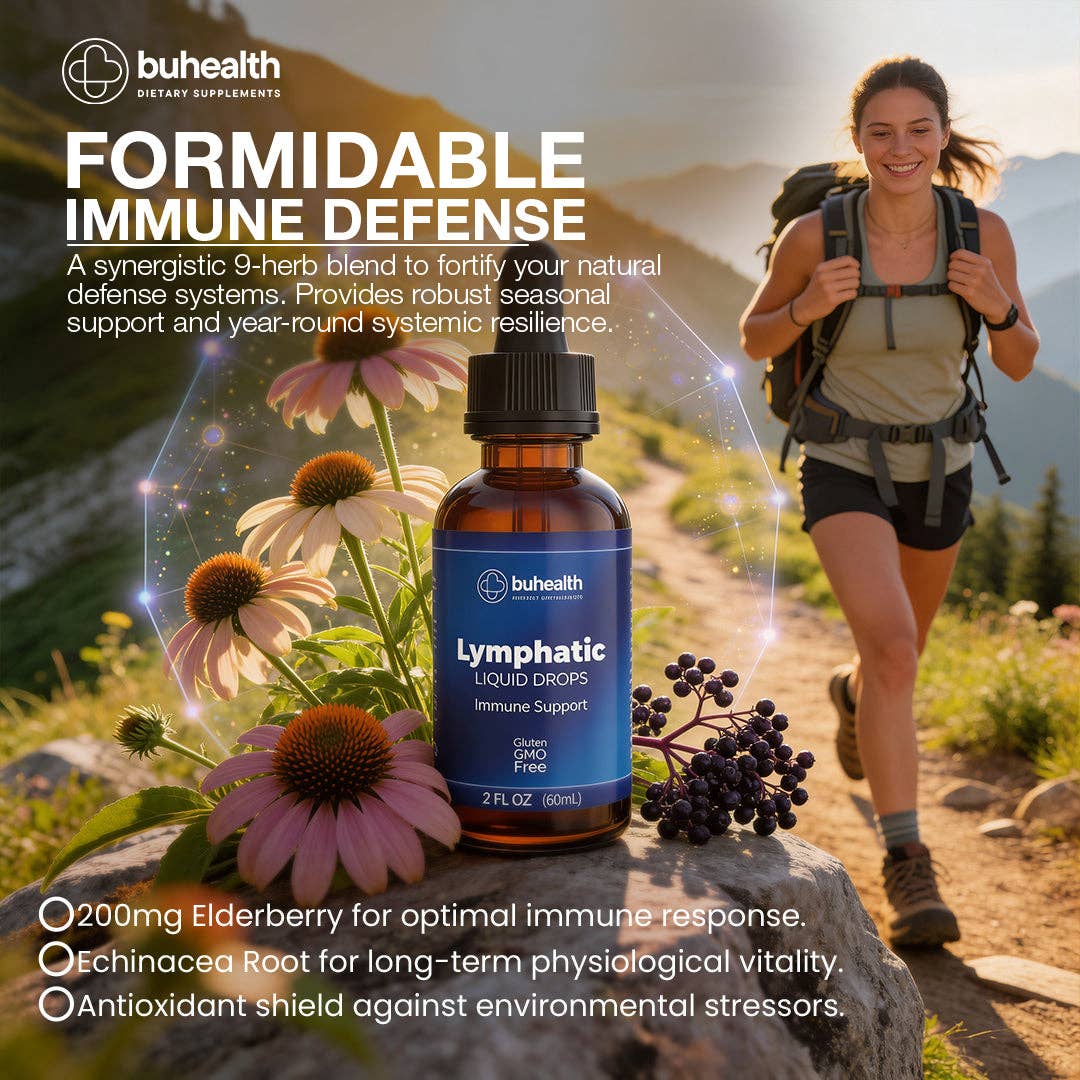 Lymphatic Drainage Drops – Herbal Liquid Blend, 2 fl oz