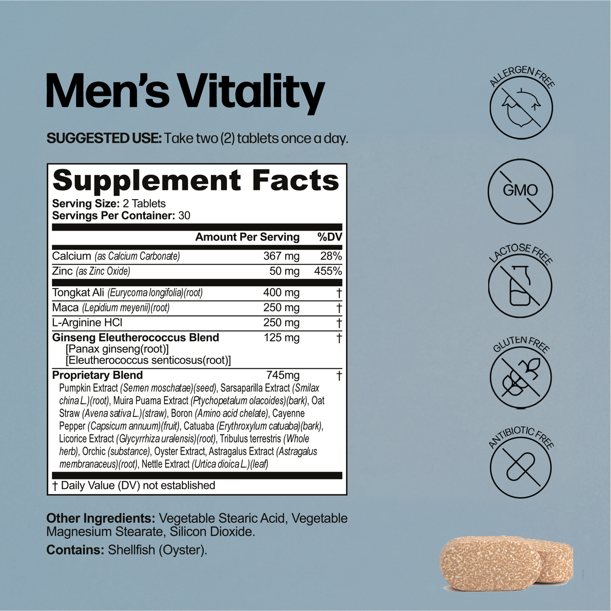 Men’s Vitality Capsules | Energy, Stamina & Performance Support