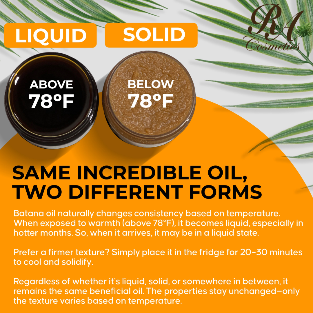 100% Raw Batana Oil, 4oz - From Honduras