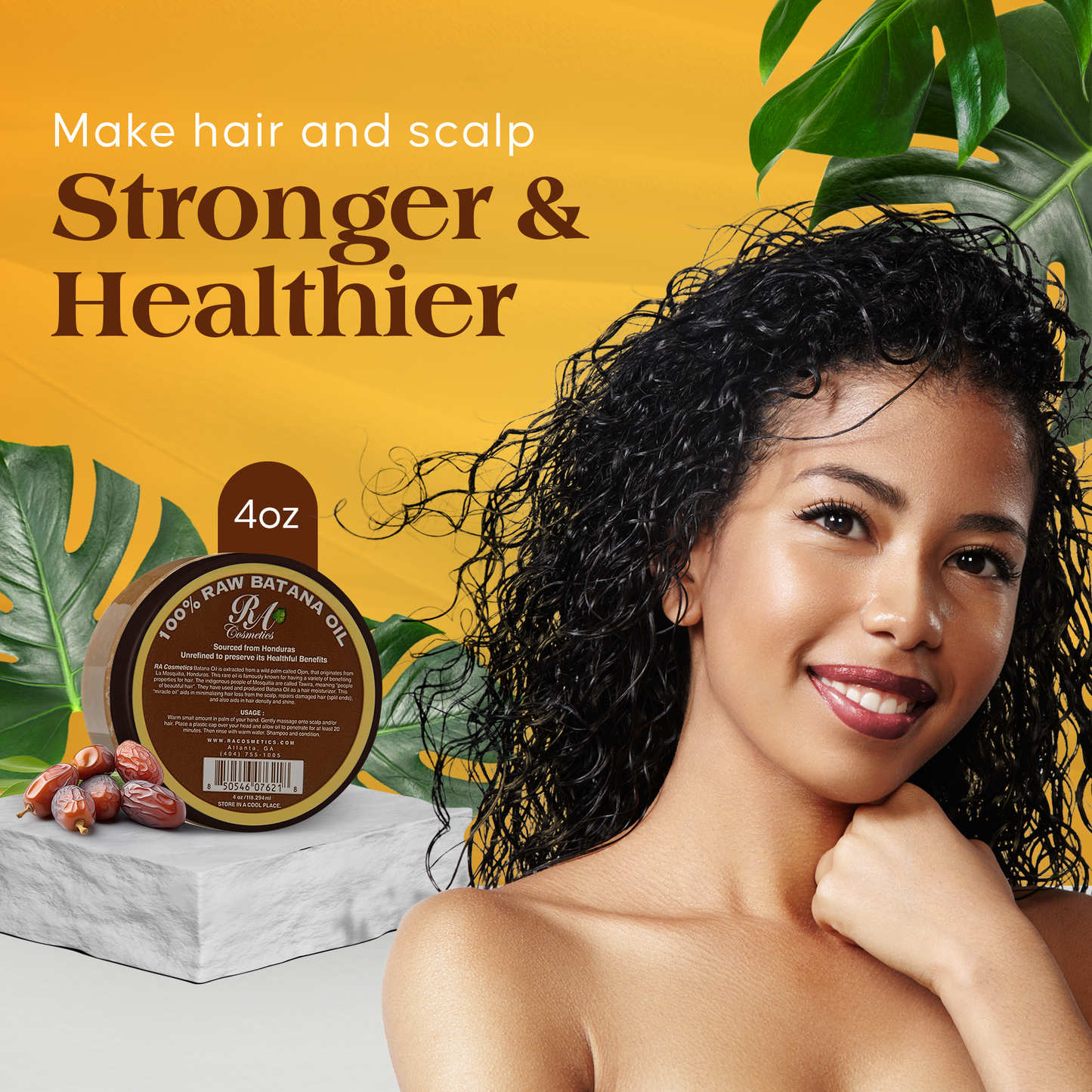 100% Raw Batana Oil, 4oz - From Honduras