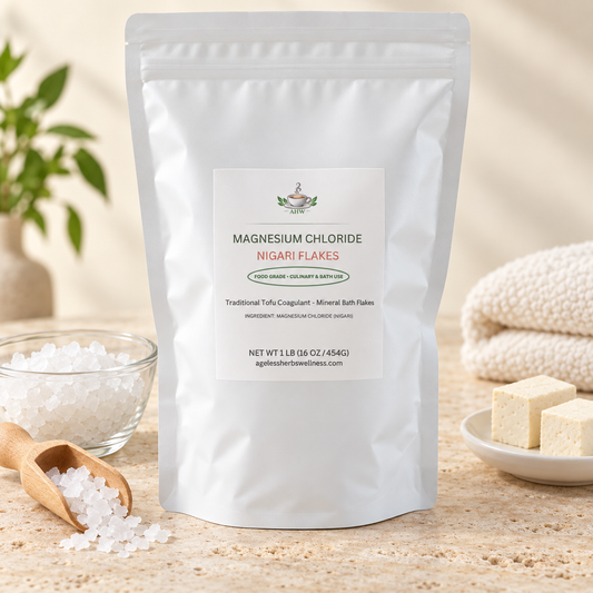 Magnesium Chloride Nigari Flakes – Culinary & Bath Use | 1 lb
