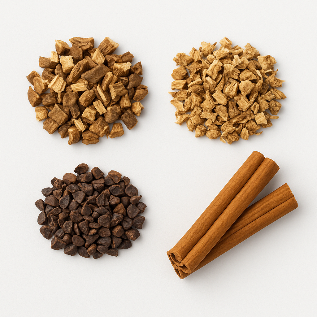 Morning Rise herbal coffee alternative caffeine-free blend with chicory and cacao