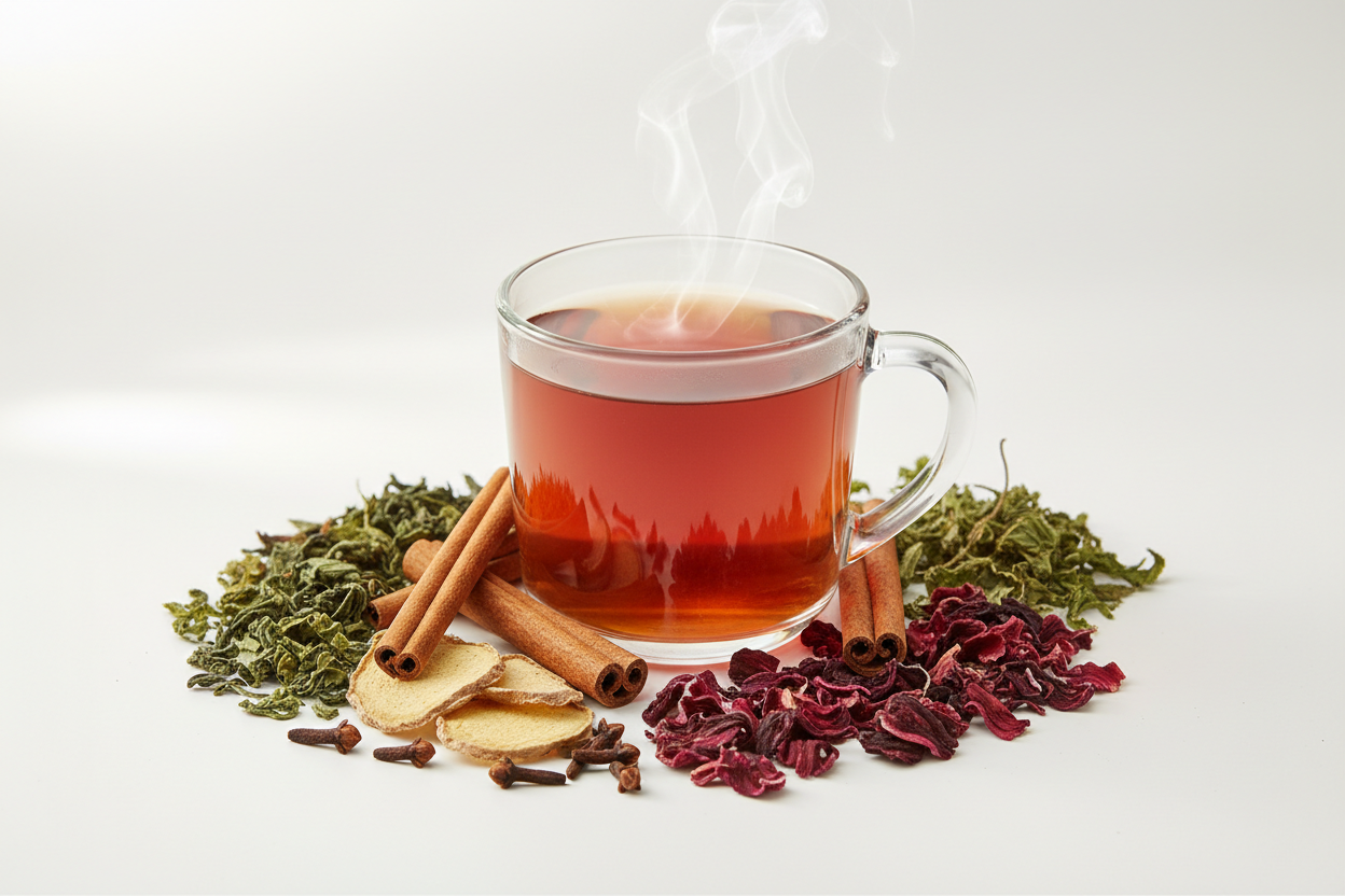 Slim and Cleanse Tea herbal blend for metabolism and detoxification